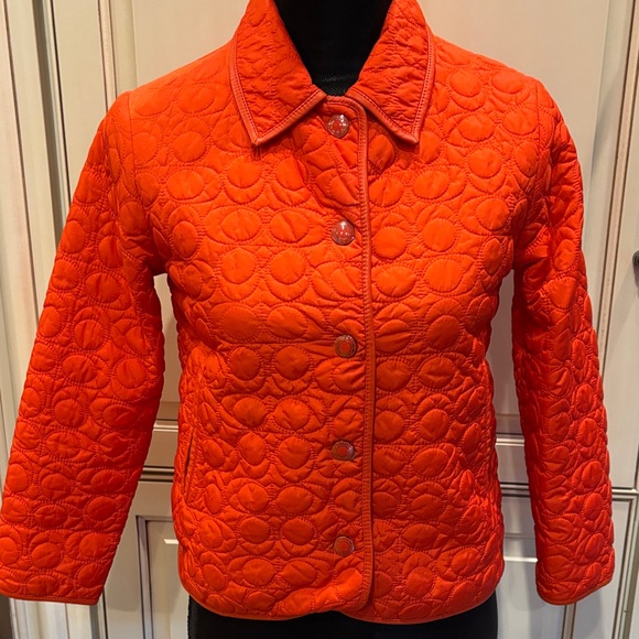 COACH Girls Quilted RED Jacket - Picture 1 of 16